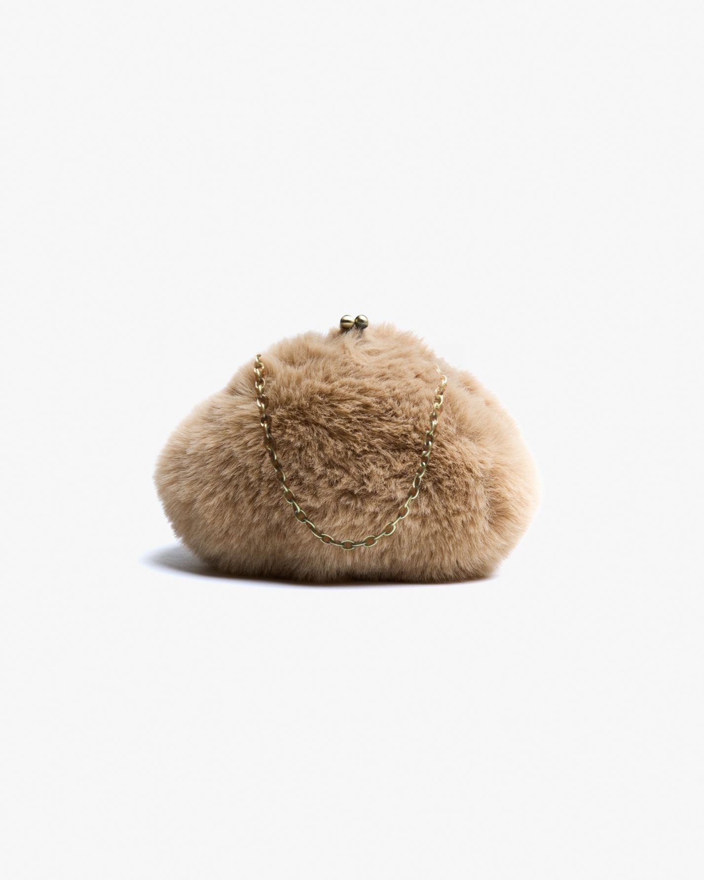 Motchiri Round Fluffy Mini Bag