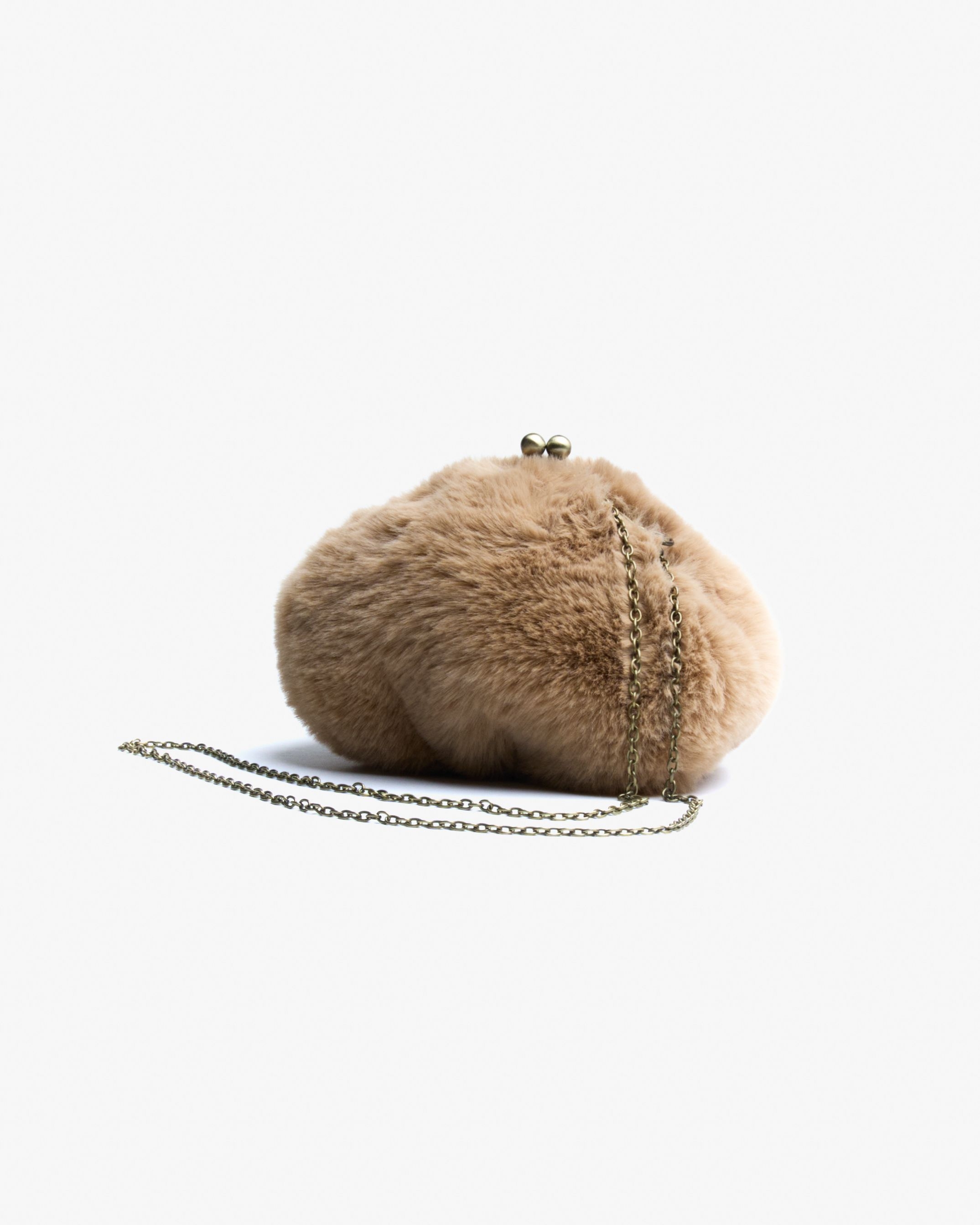 Motchiri Round Fluffy Mini Bag