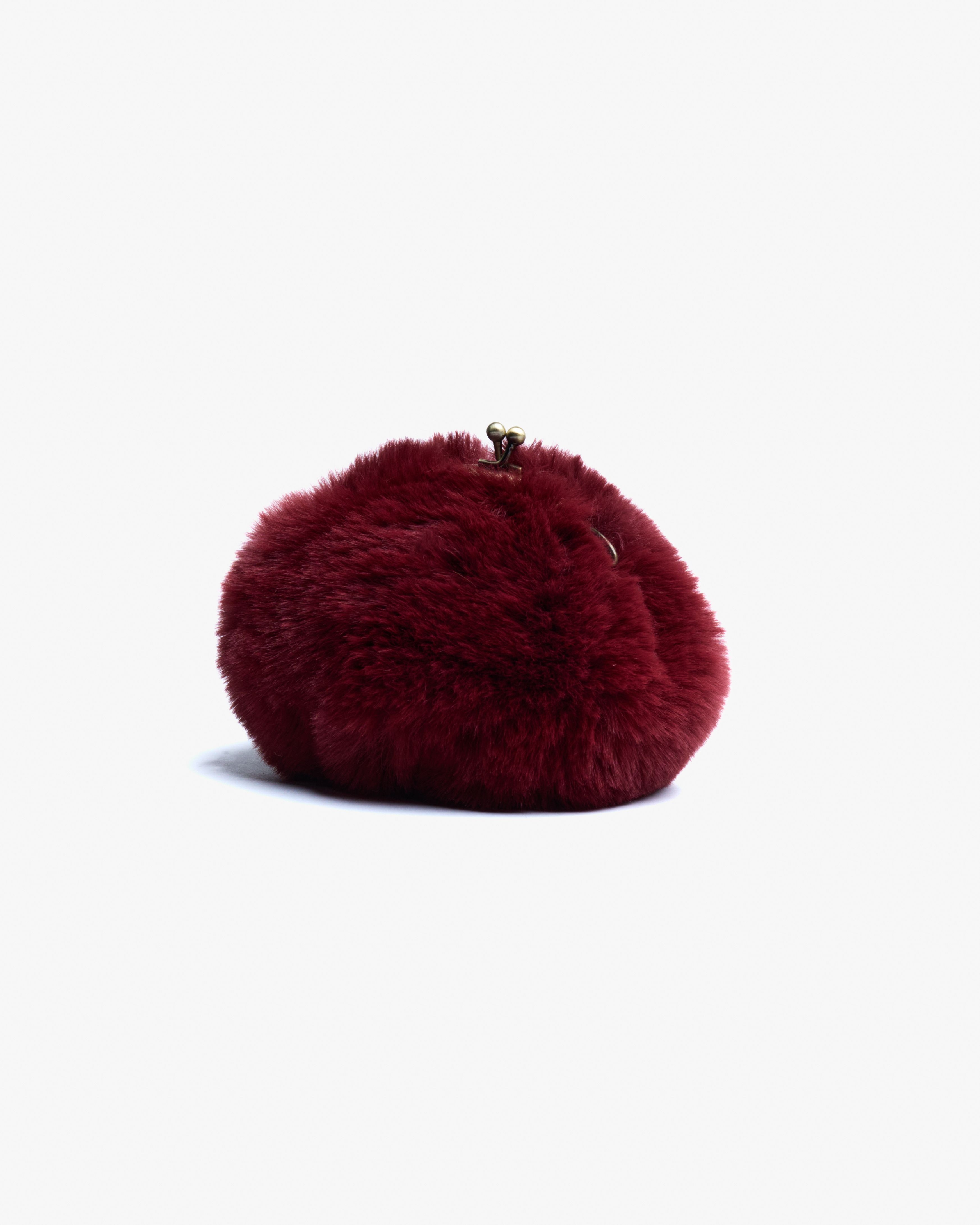 Motchiri Round Fluffy Mini Bag