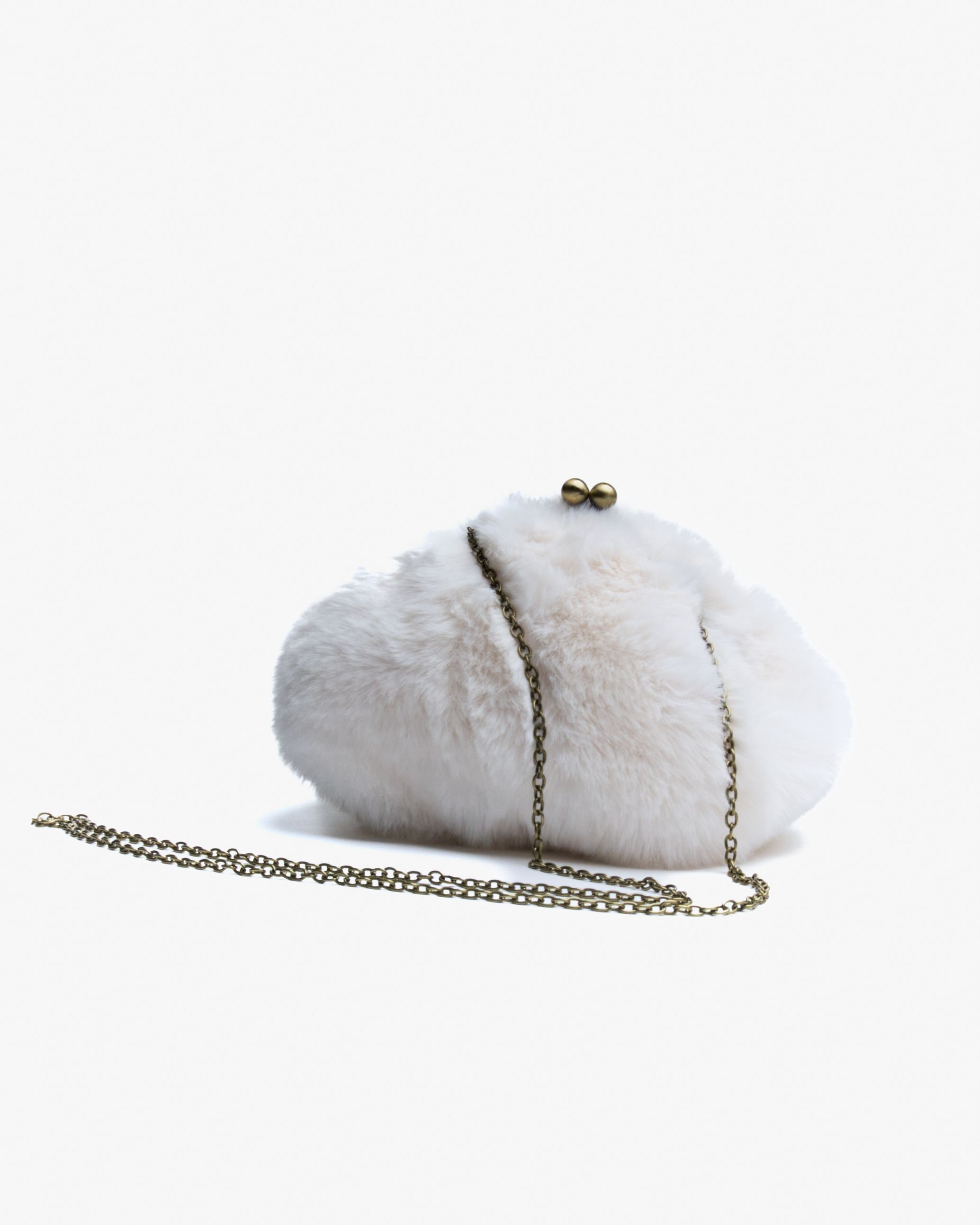 Motchiri Round Fluffy Mini Bag