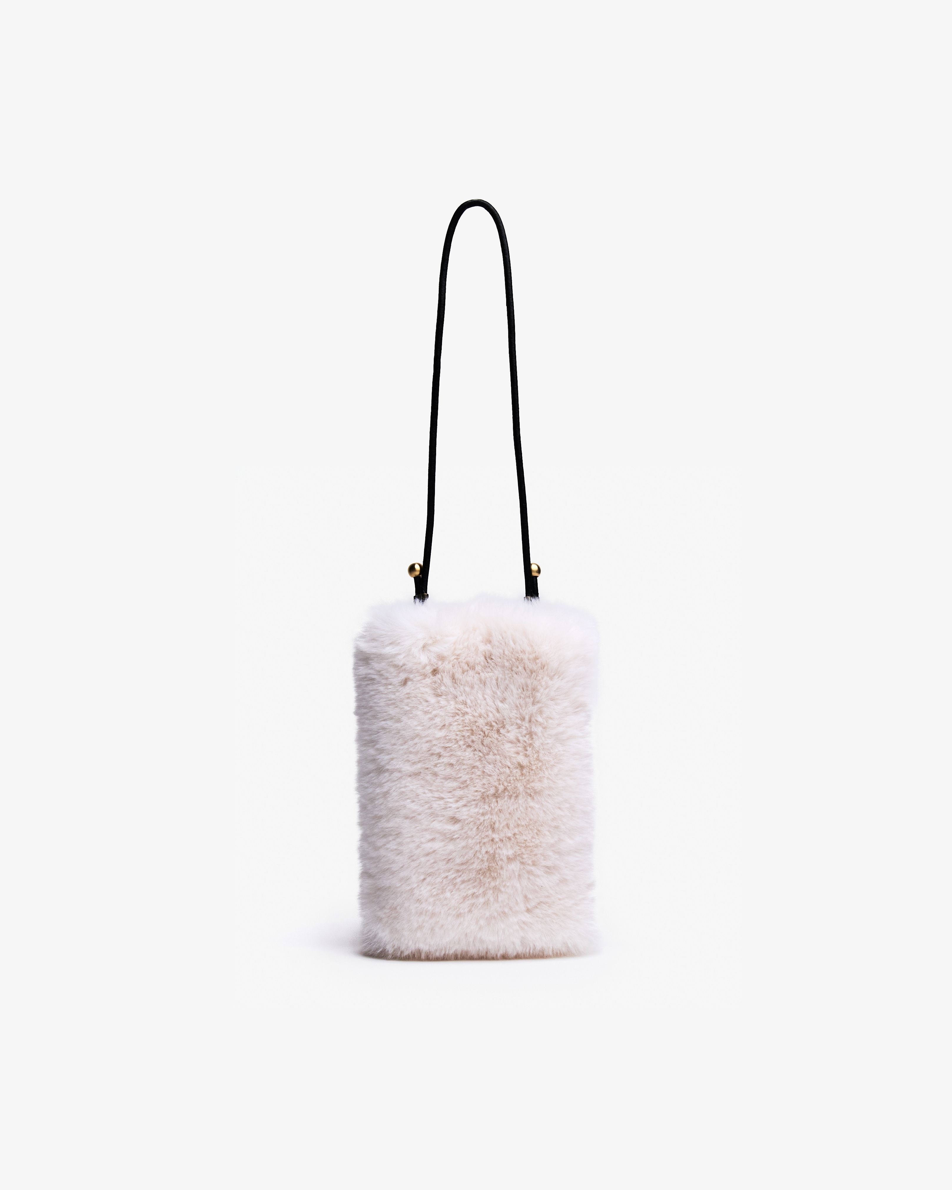 Motchiri Fluffy Shoulder Phone Bag