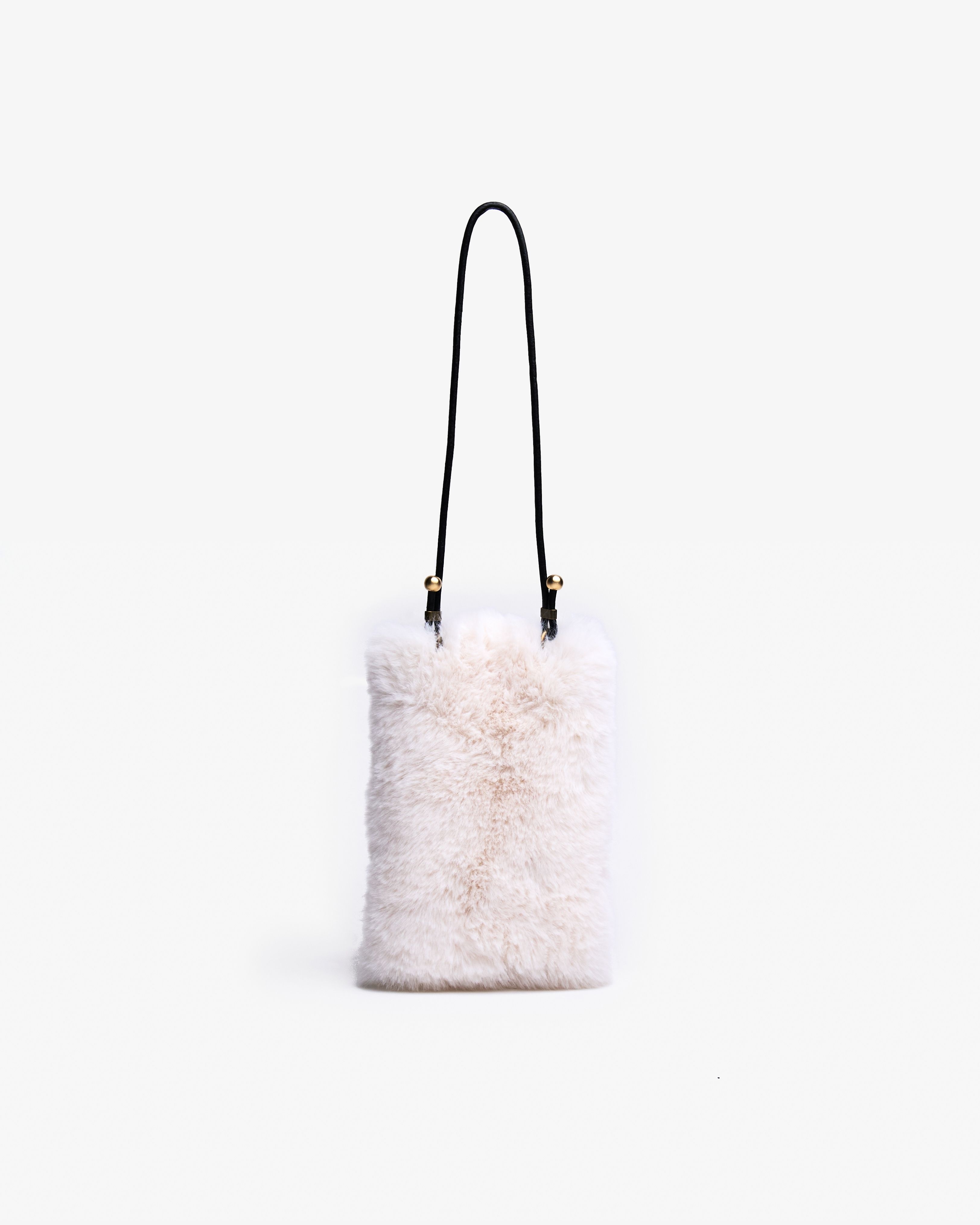 Motchiri Fluffy Shoulder Phone Bag