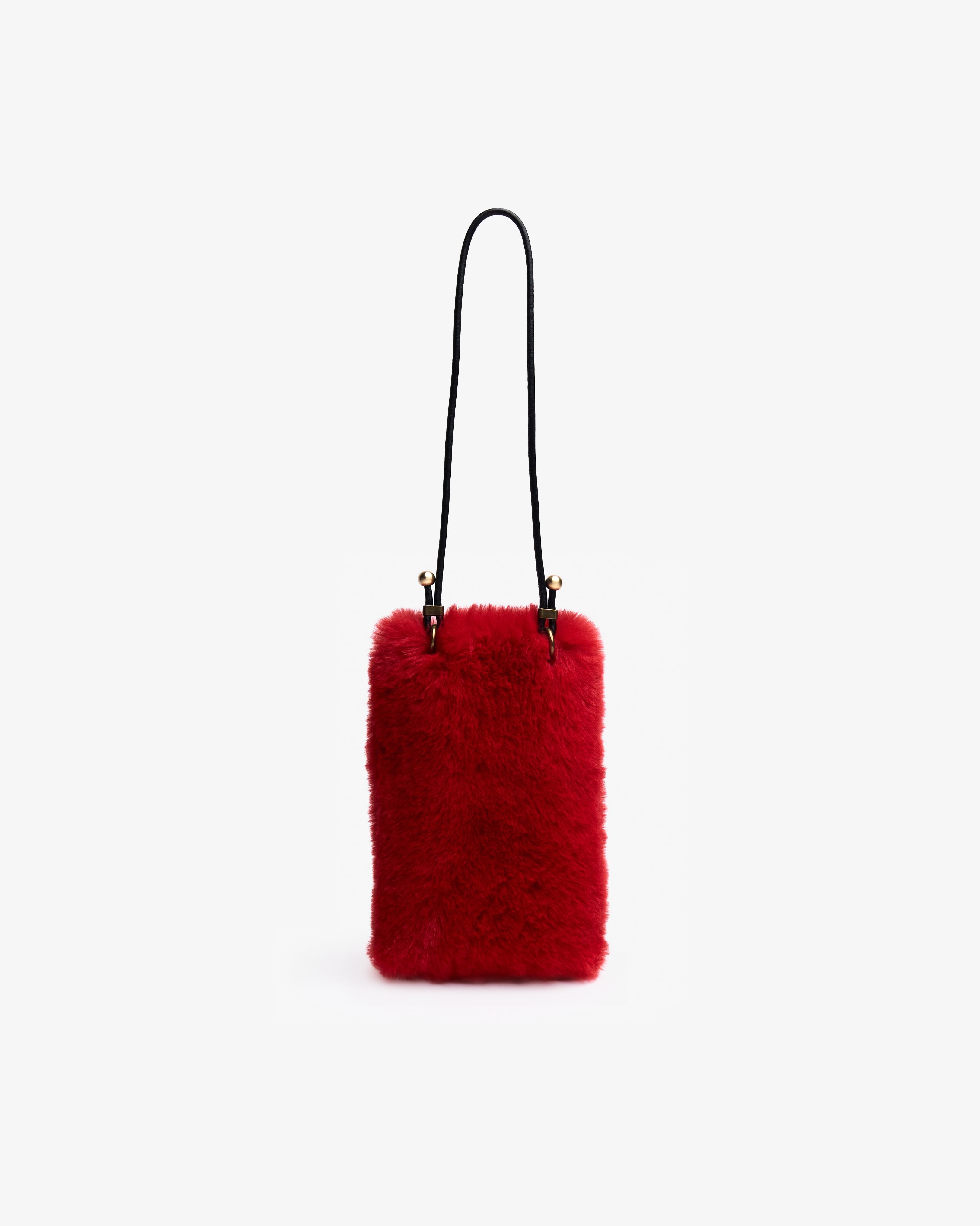 Motchiri Fluffy Shoulder Phone Bag