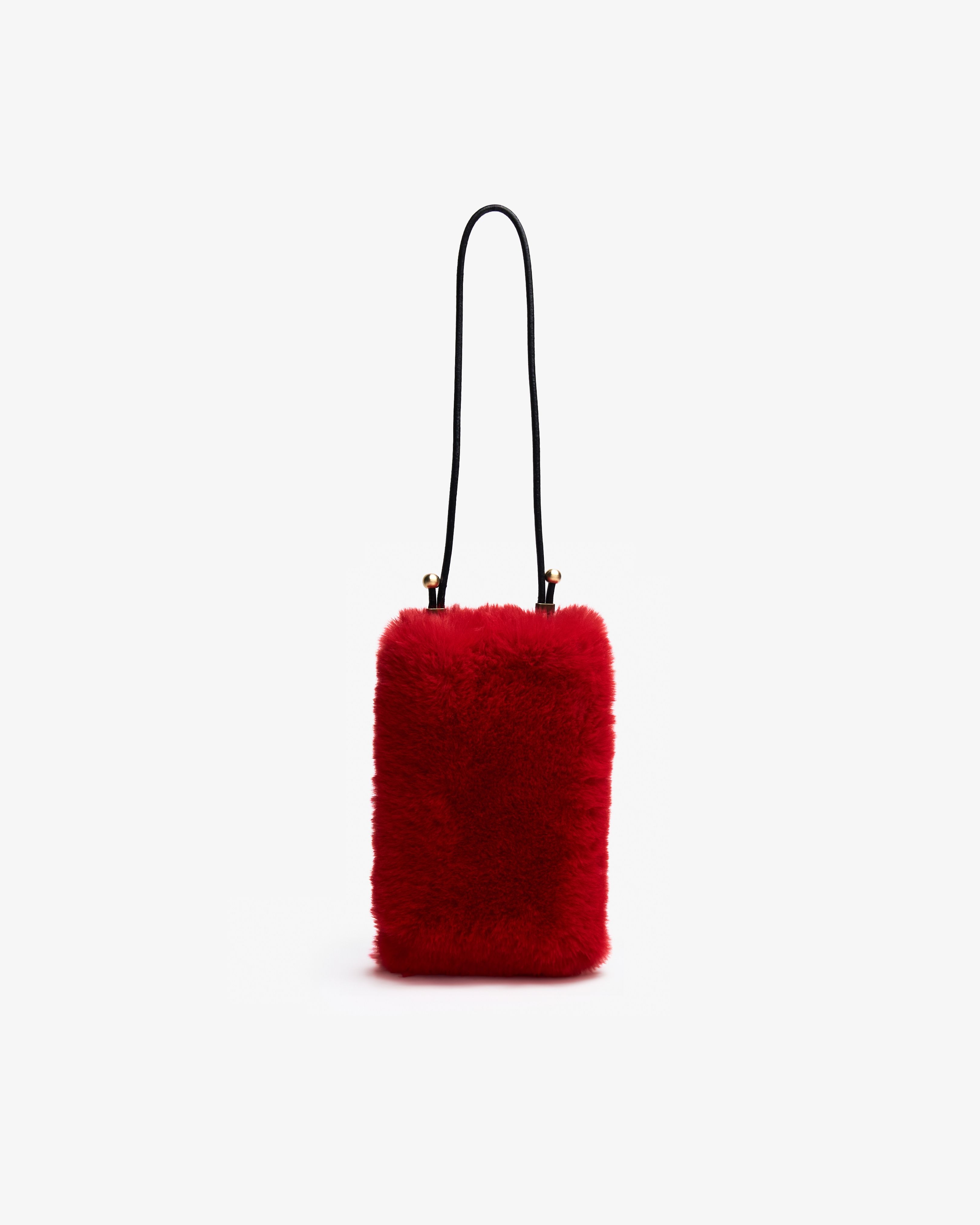 Motchiri Fluffy Shoulder Phone Bag