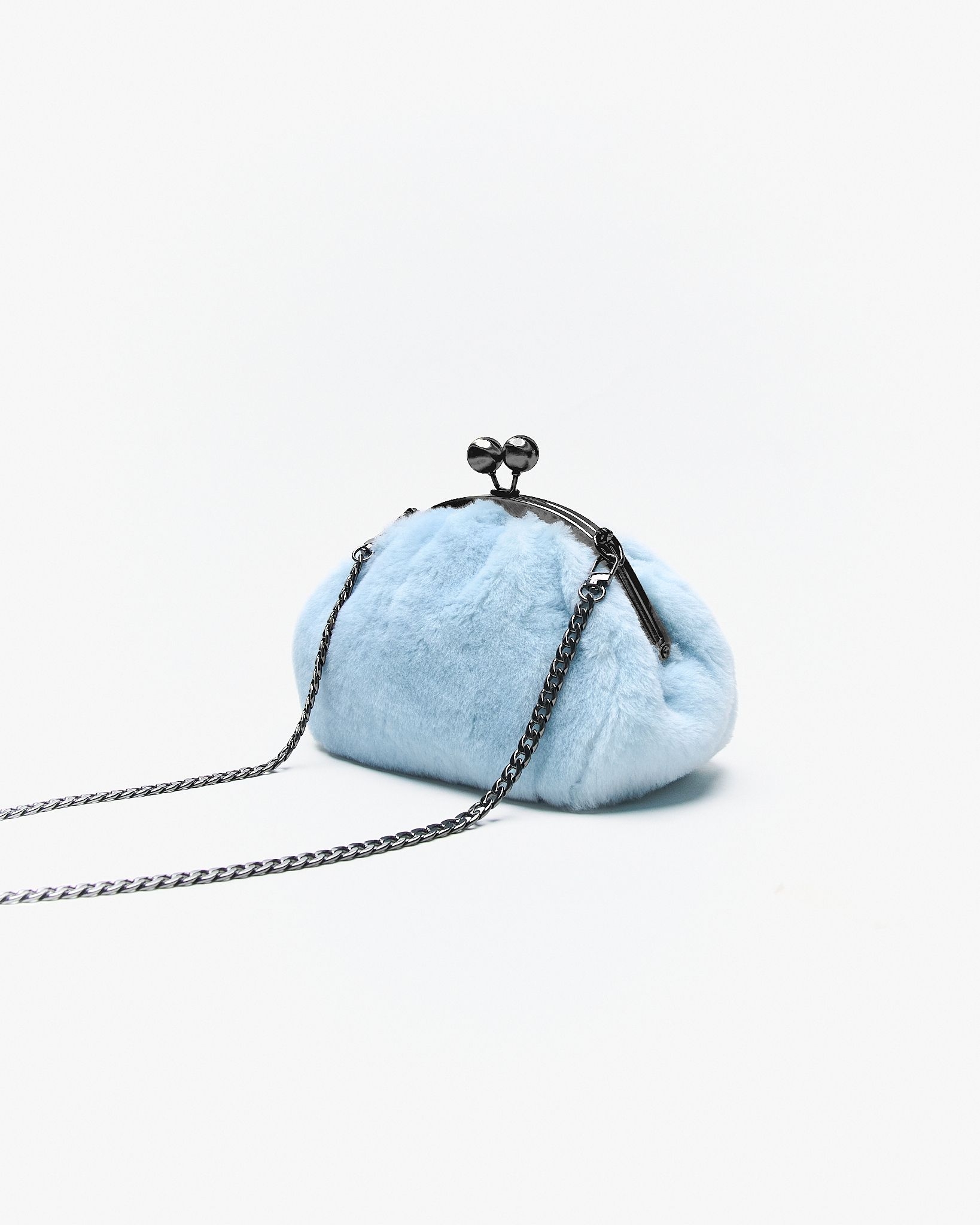 Motchiri Lamb Fur Crossbody Bag