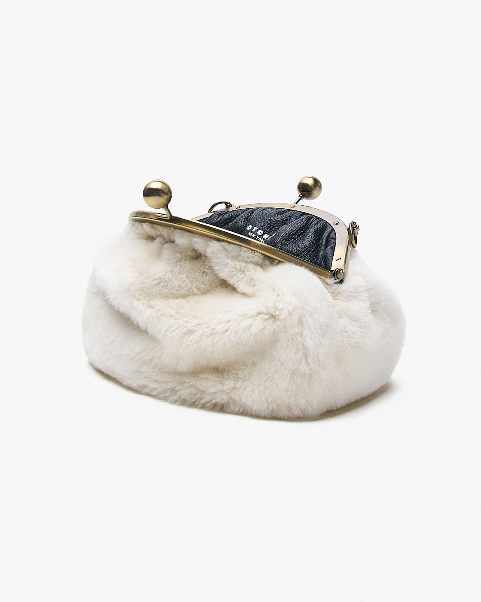 Motchiri Lamb Fur Crossbody Bag