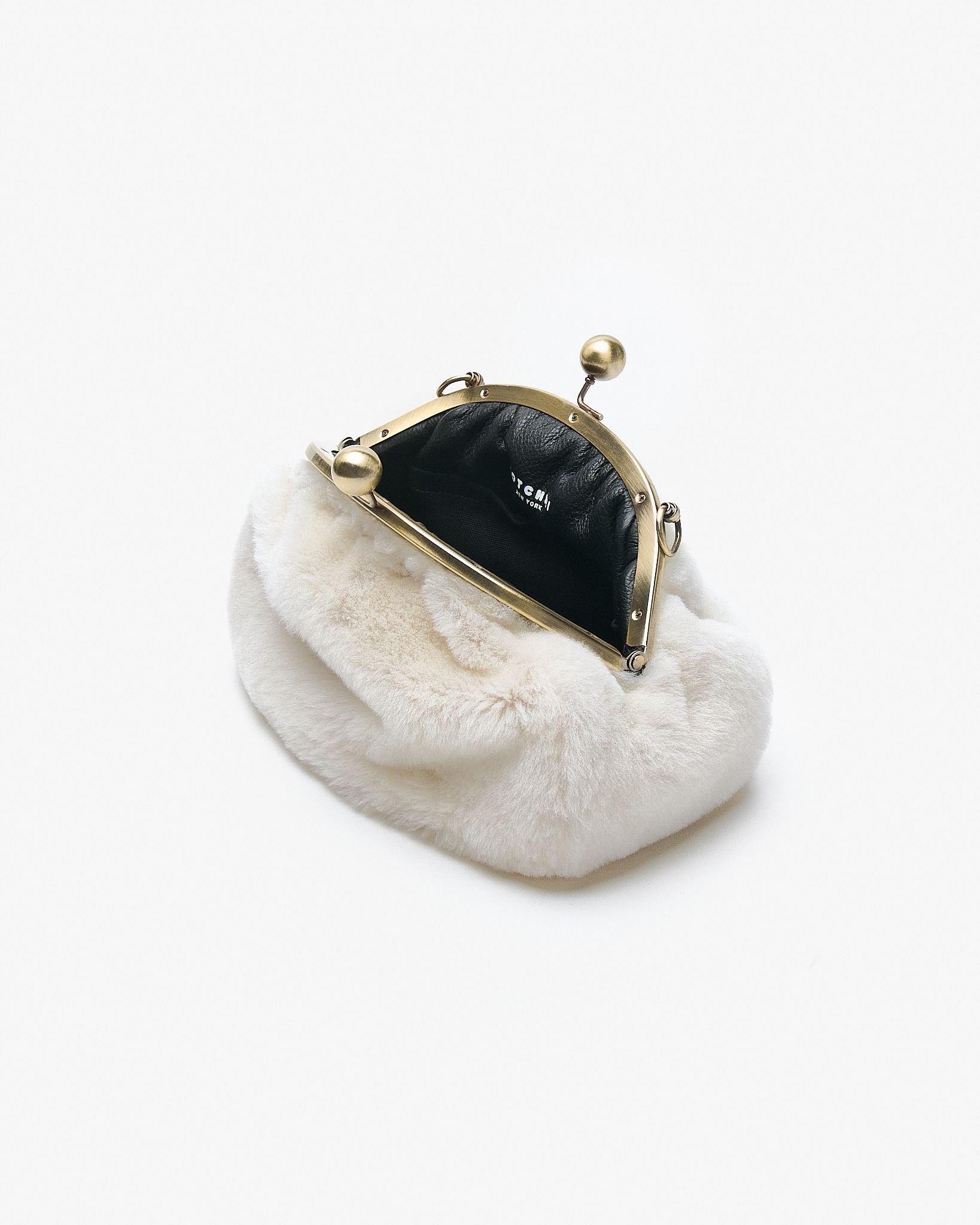 Motchiri Lamb Fur Crossbody Bag