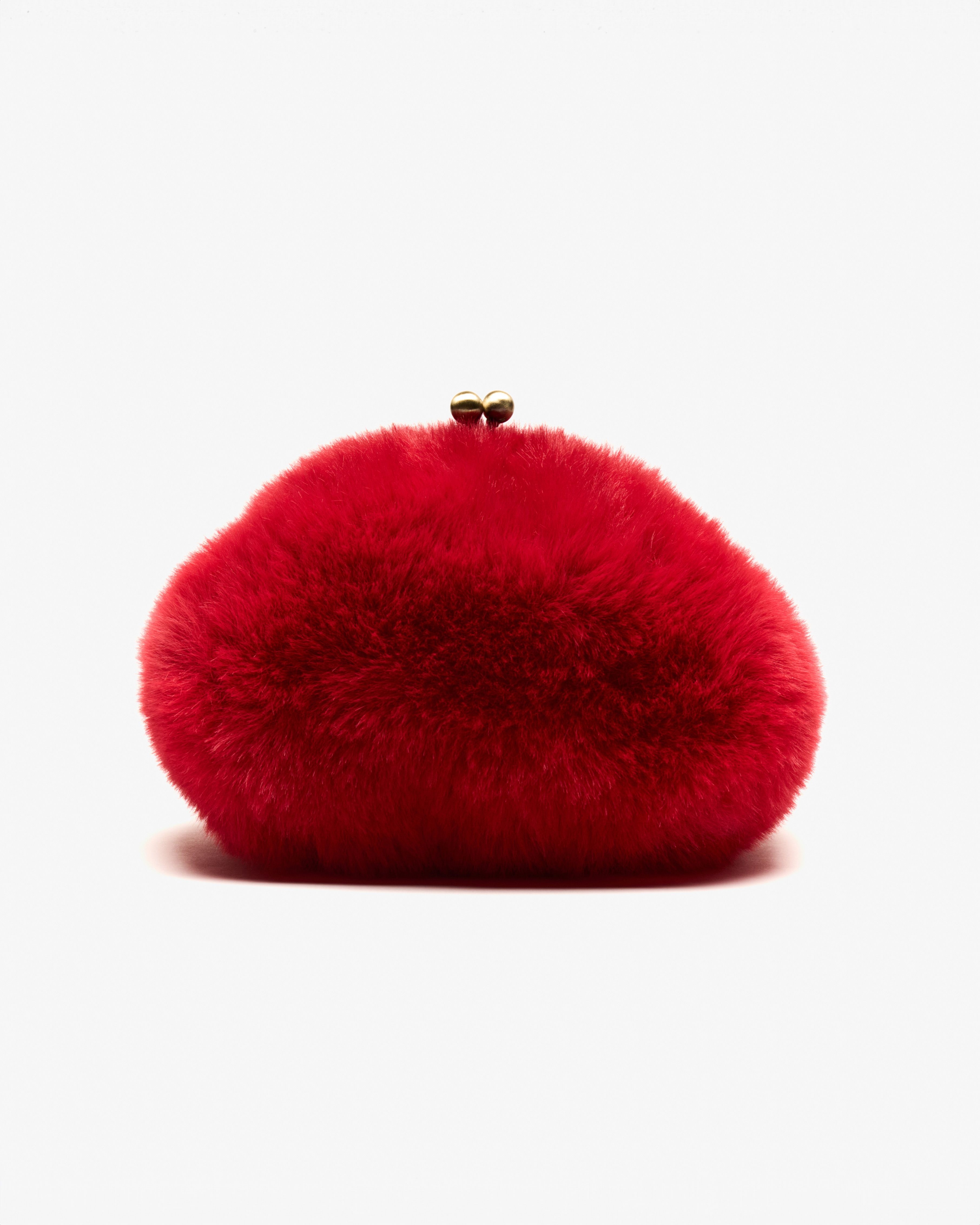 Motchiri Round Fluffy Medium Mini Bag