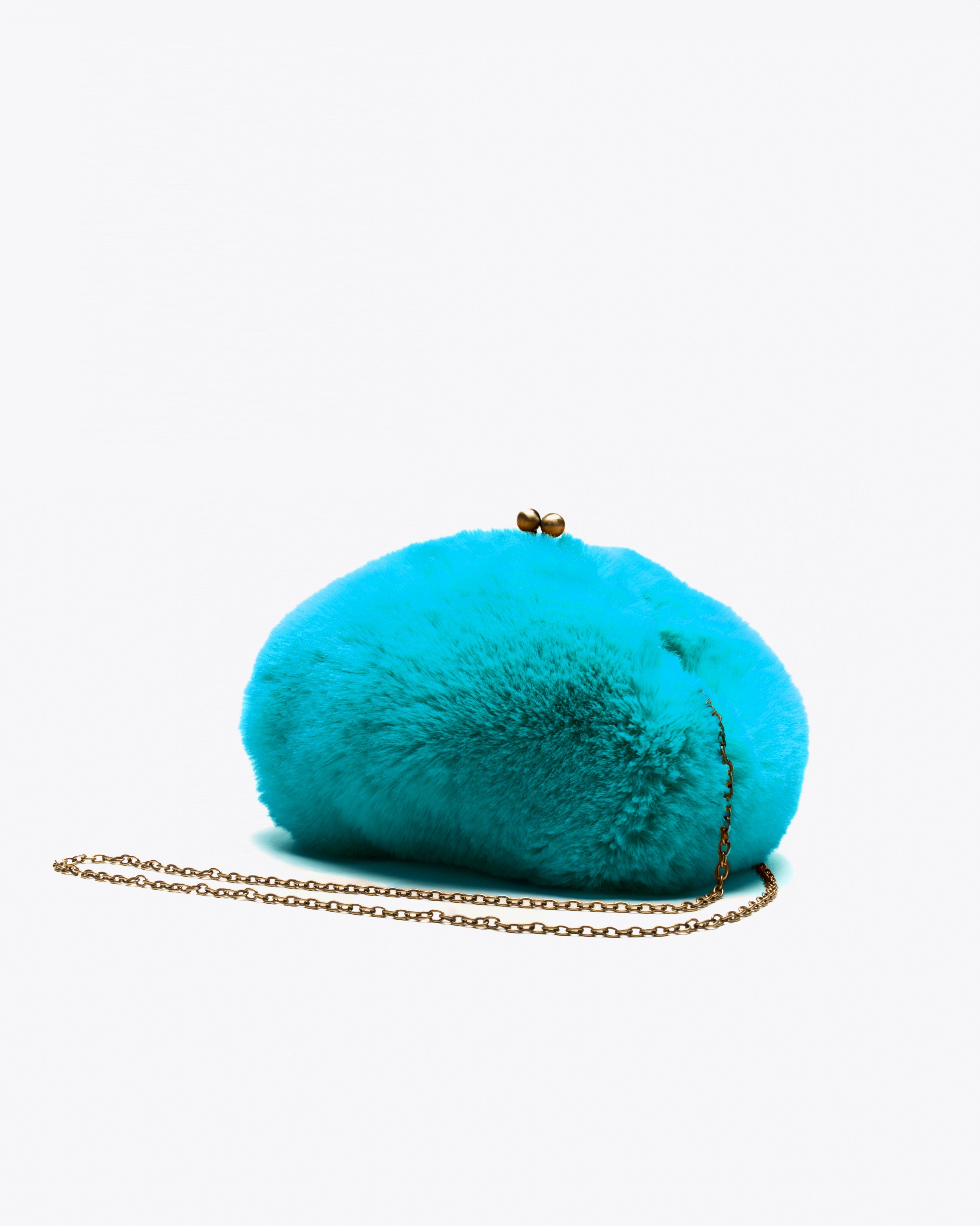 Motchiri Round Fluffy Medium Mini Bag