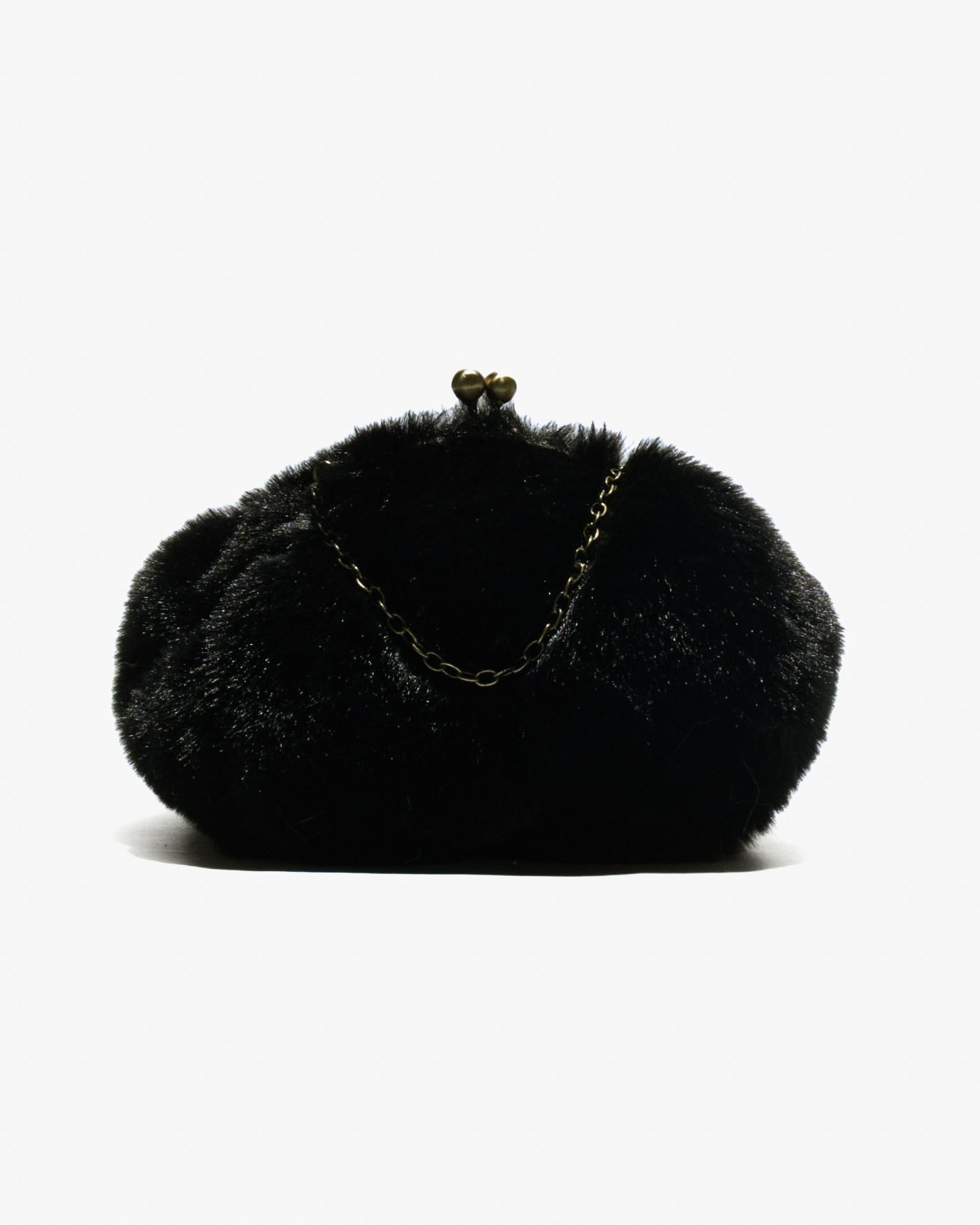 Motchiri Round Fluffy Medium Mini Bag