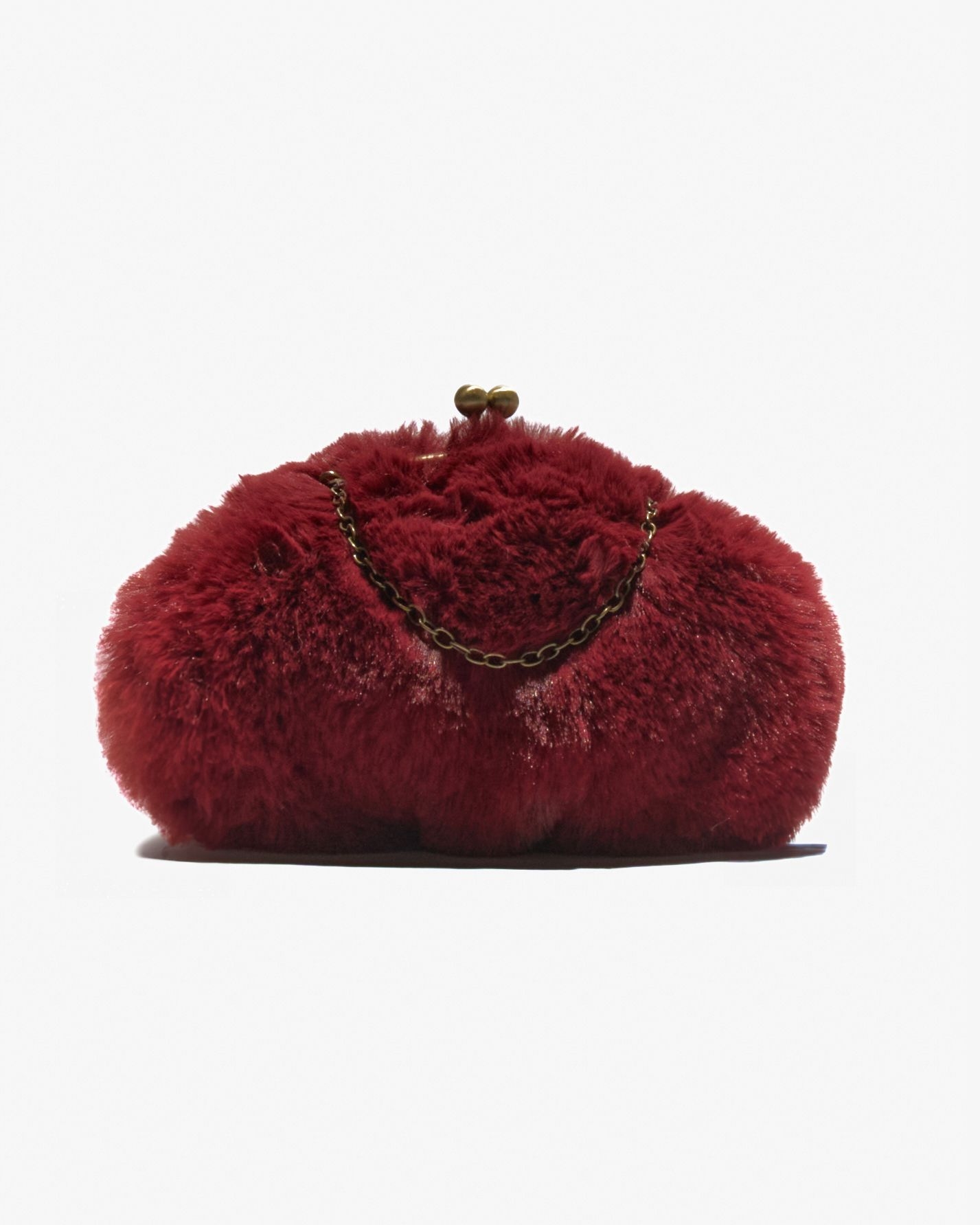 Motchiri Round Fluffy Medium Mini Bag