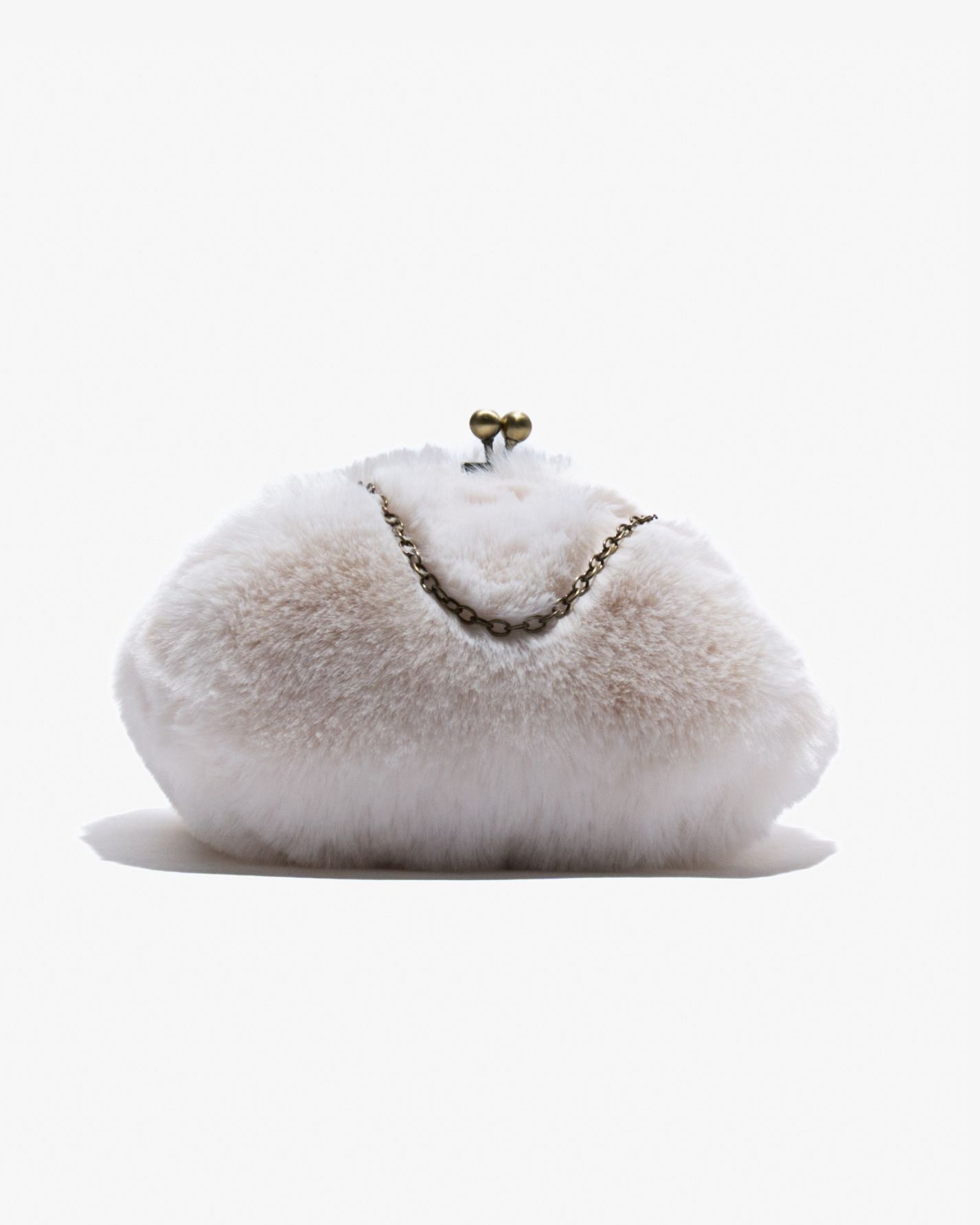 Motchiri Round Fluffy Medium Mini Bag