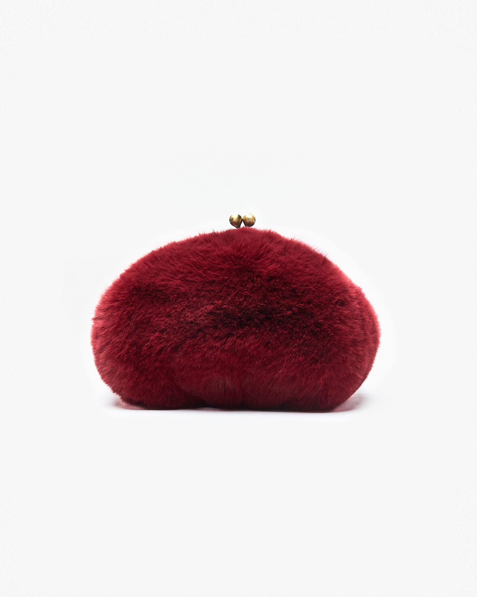 Motchiri Round Fluffy Medium Mini Bag