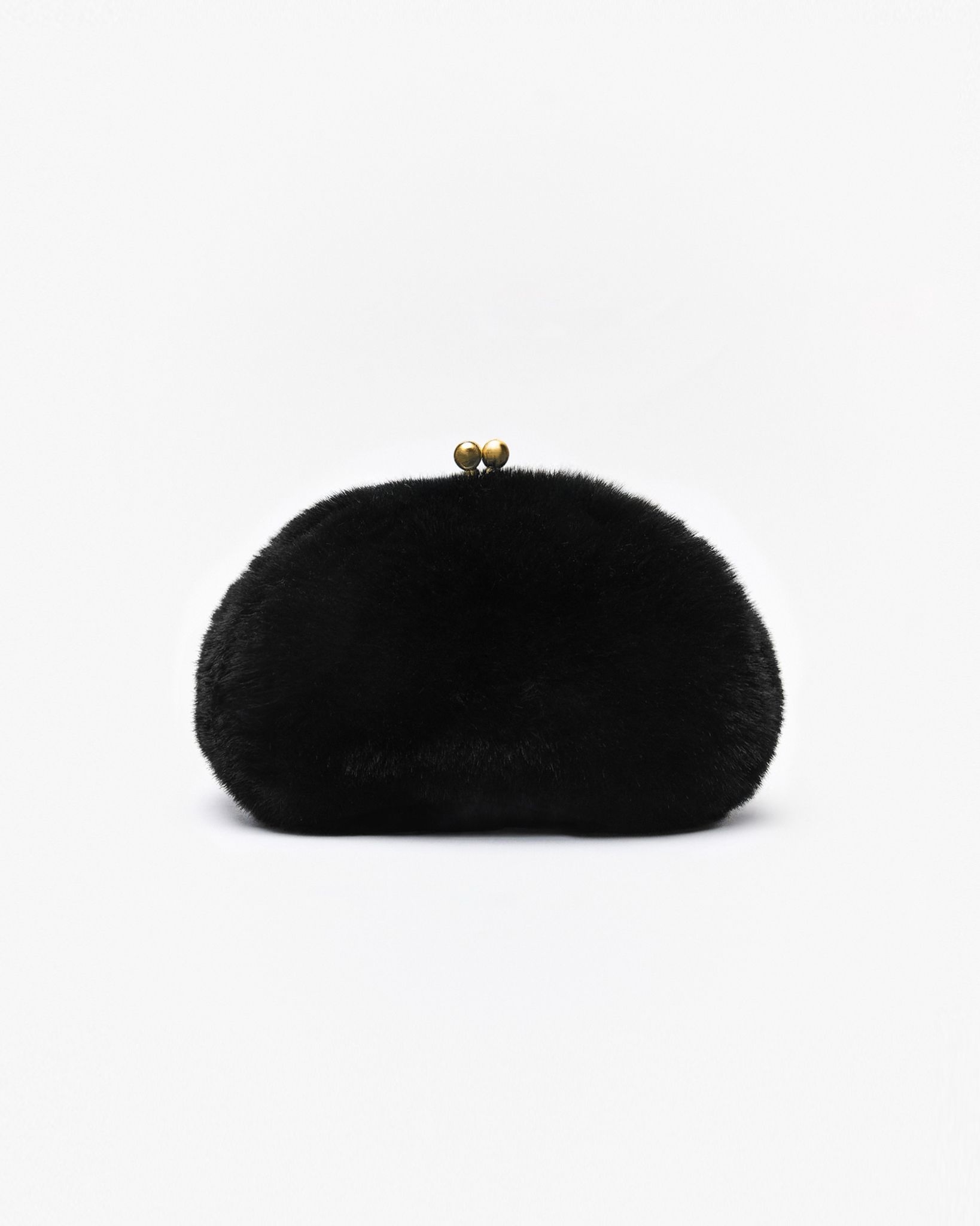 Motchiri Round Fluffy Medium Mini Bag