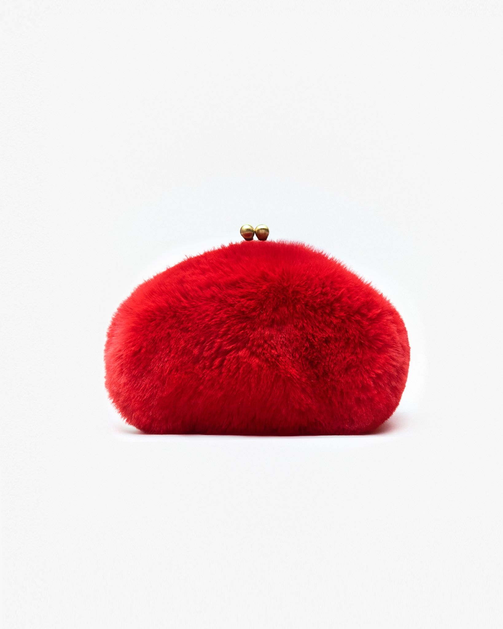 Motchiri Round Fluffy Medium Mini Bag