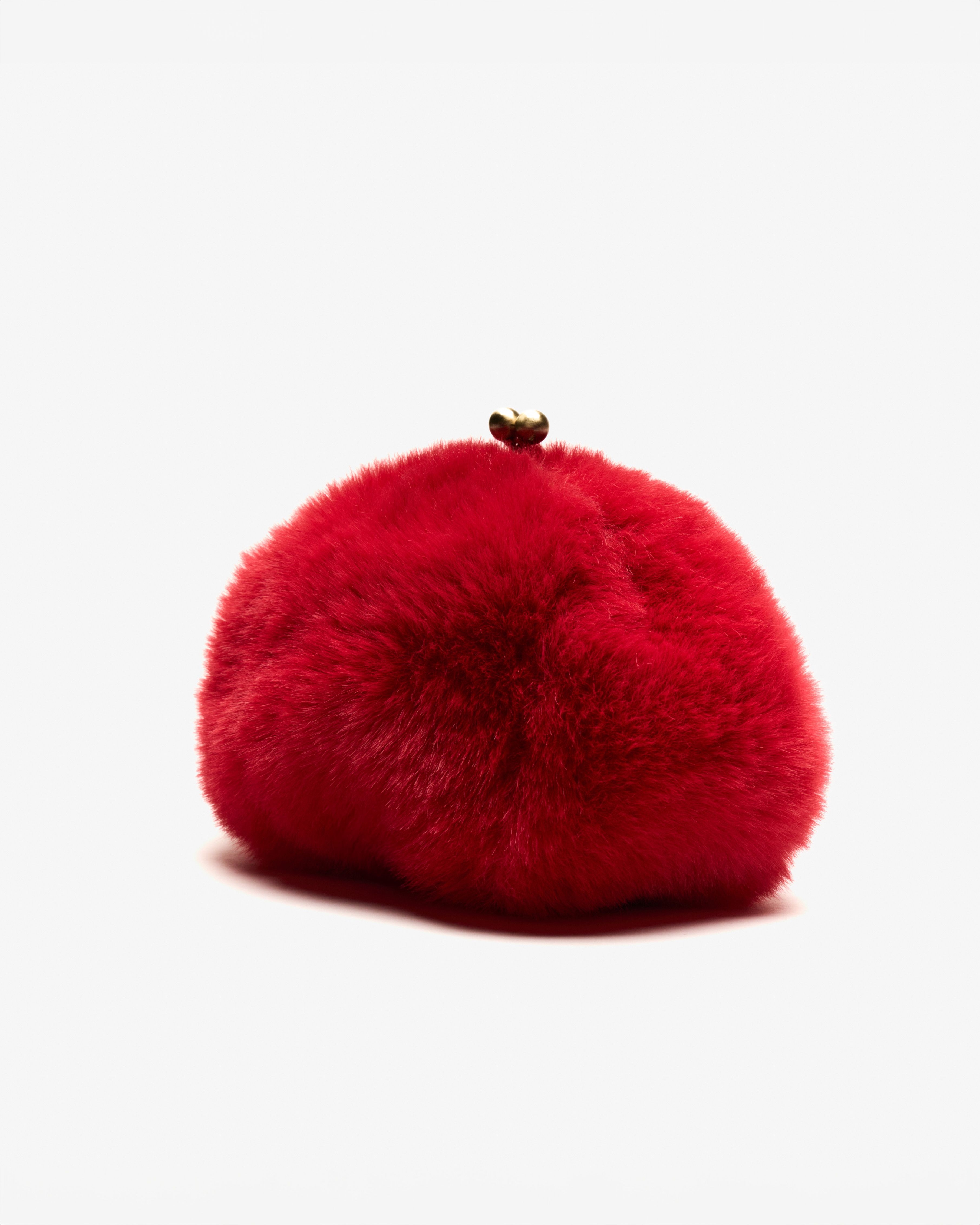 Motchiri Round Fluffy Medium Mini Bag