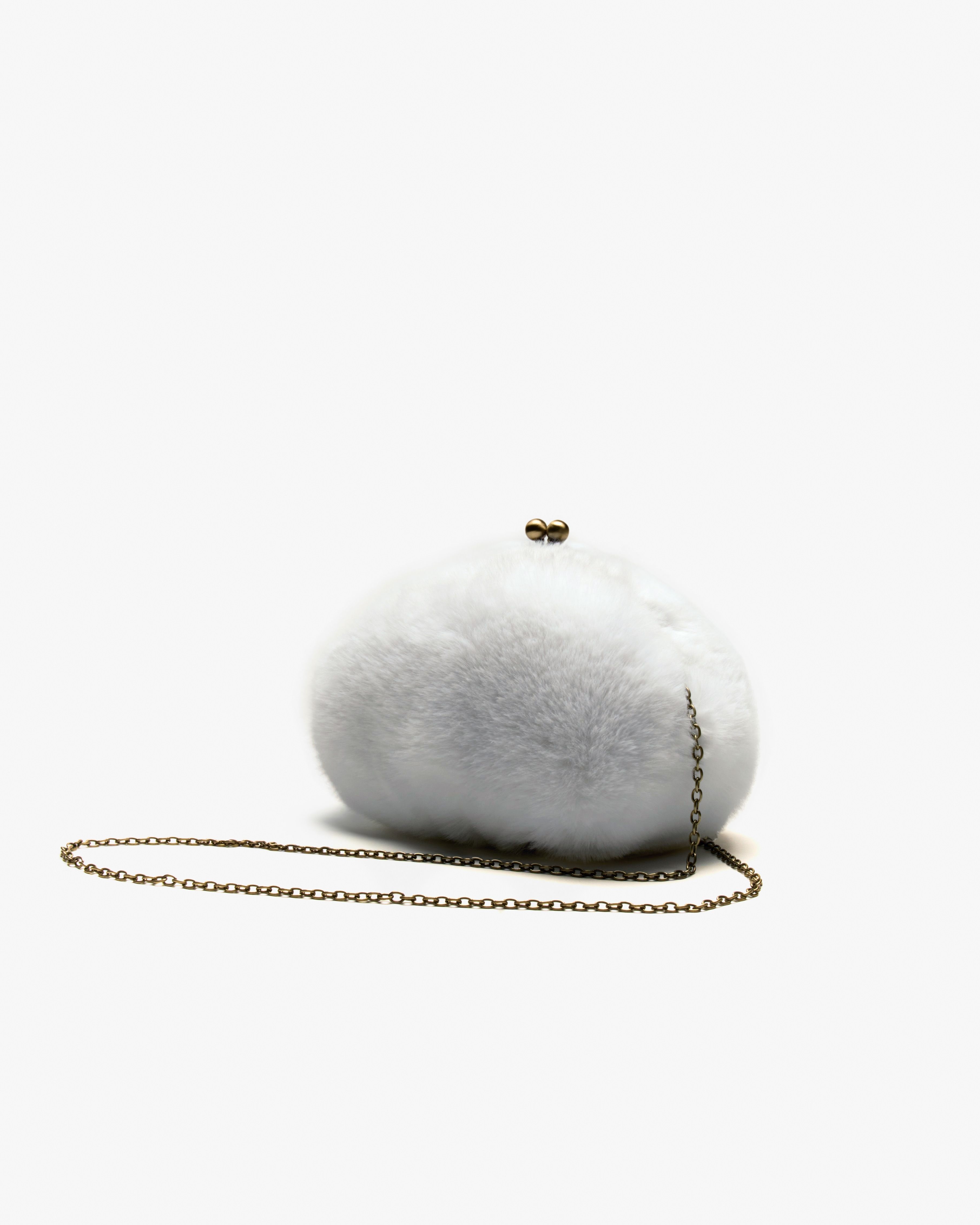 Motchiri Round Fluffy Medium Mini Bag