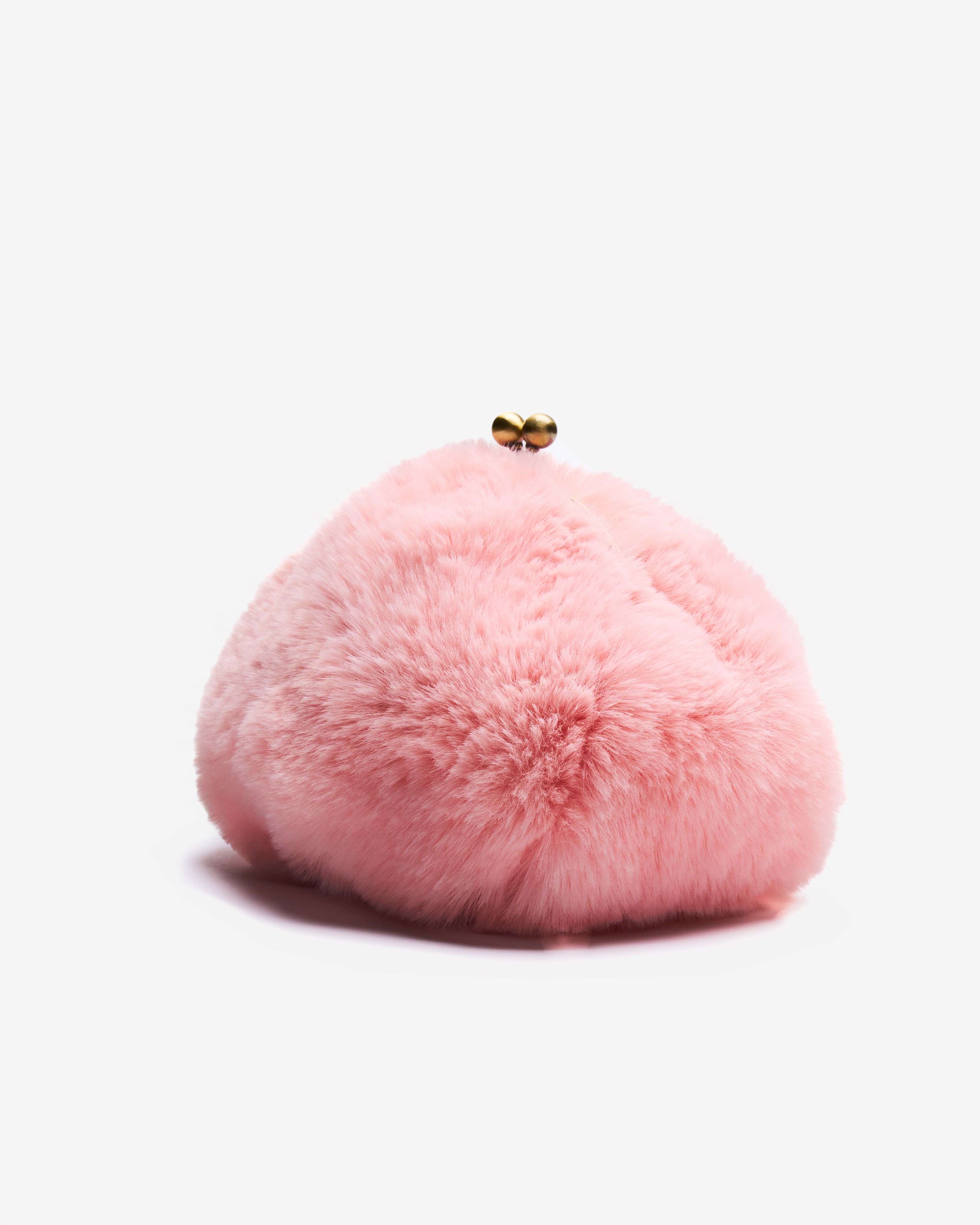 Motchiri Round Fluffy Medium Mini Bag