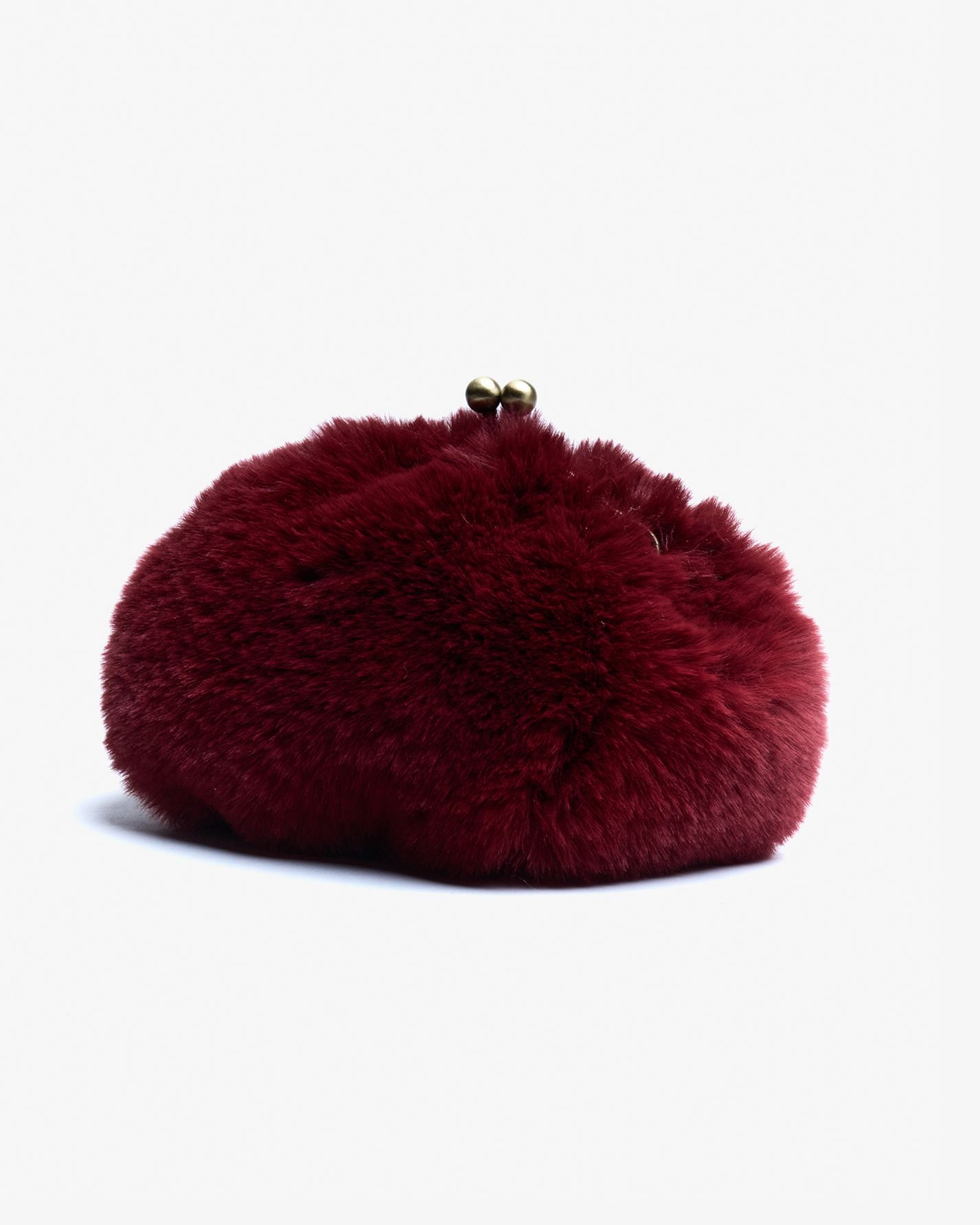 Motchiri Round Fluffy Medium Mini Bag