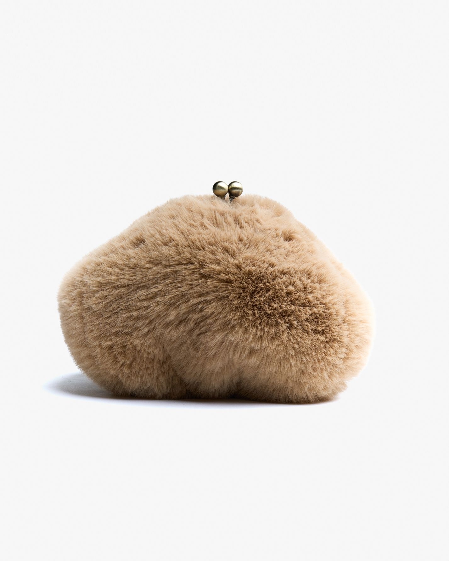 Motchiri Round Fluffy Medium Mini Bag