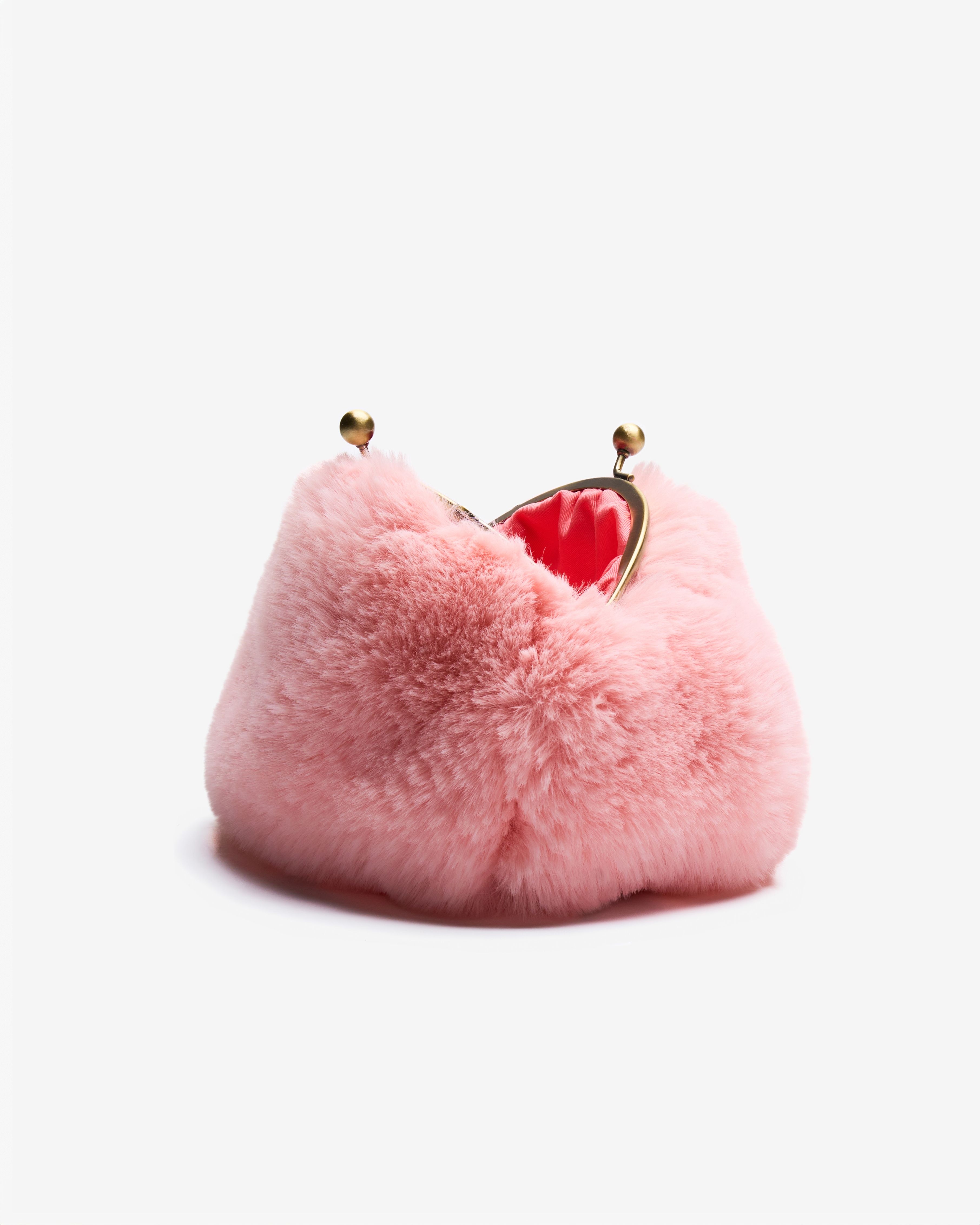 Motchiri Round Fluffy Medium Mini Bag