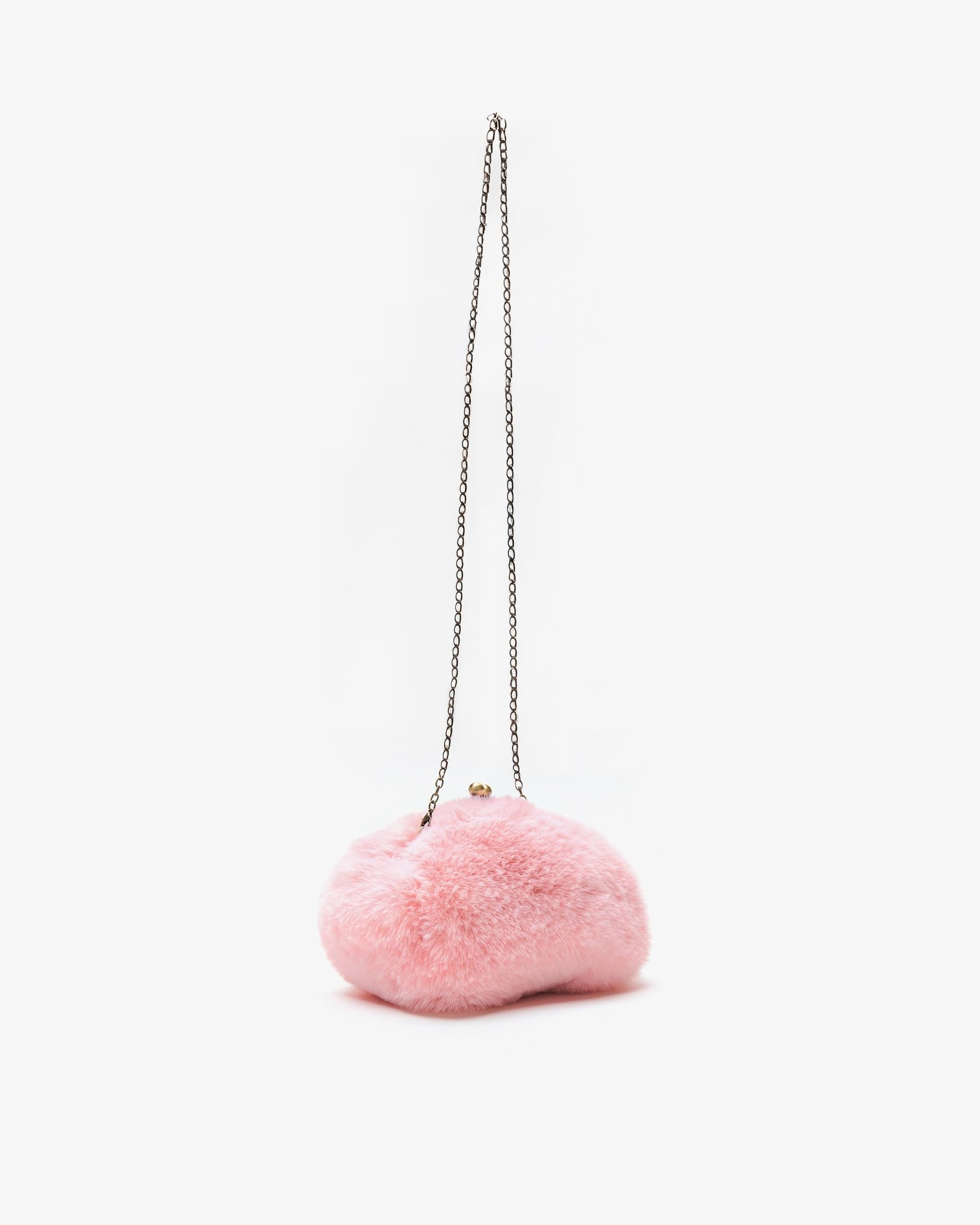 Motchiri Round Fluffy Medium Mini Bag