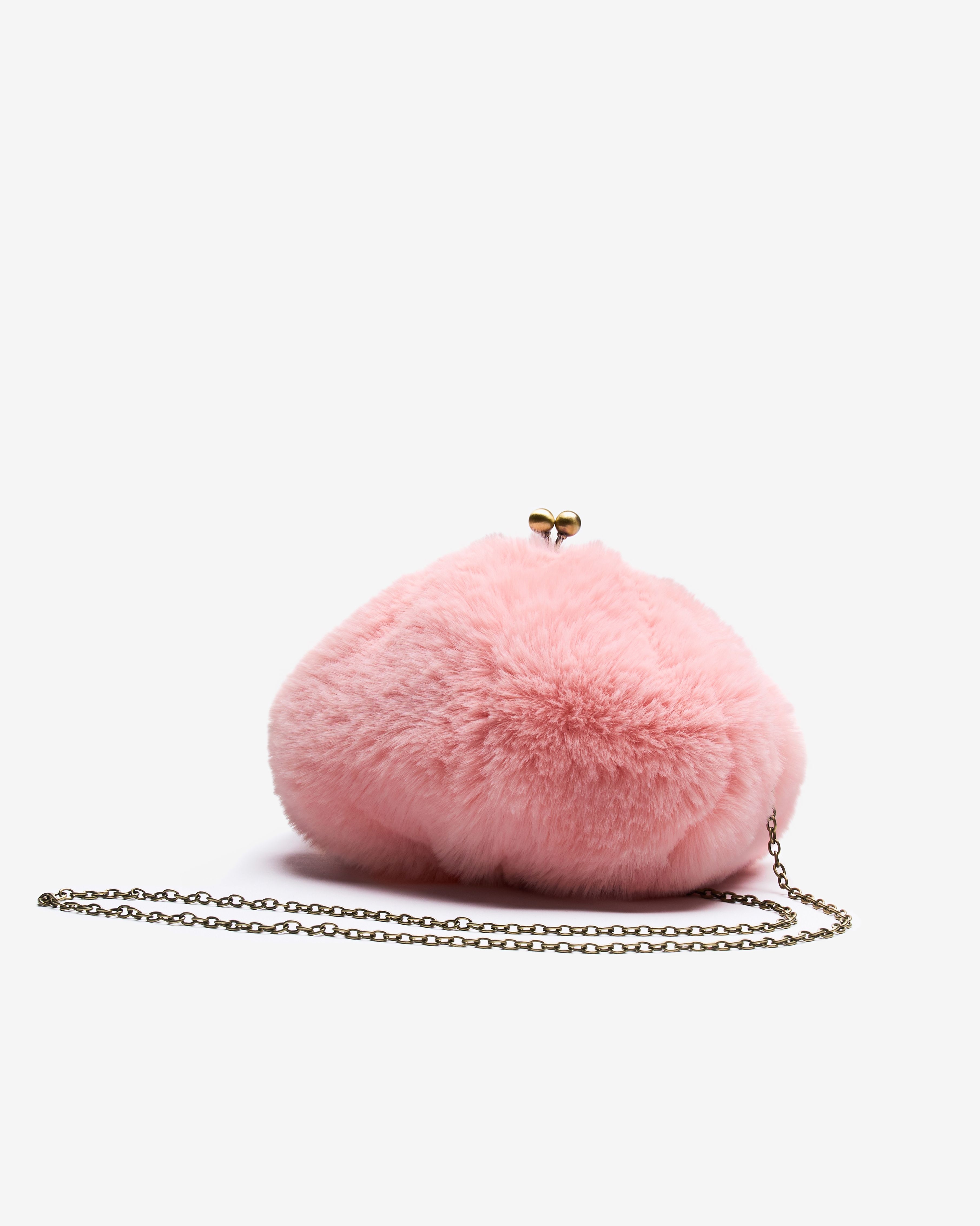 Motchiri Round Fluffy Medium Mini Bag