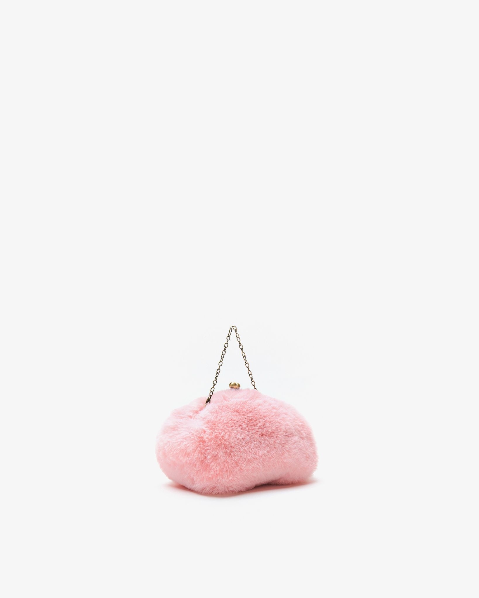 Motchiri Round Fluffy Medium Mini Bag