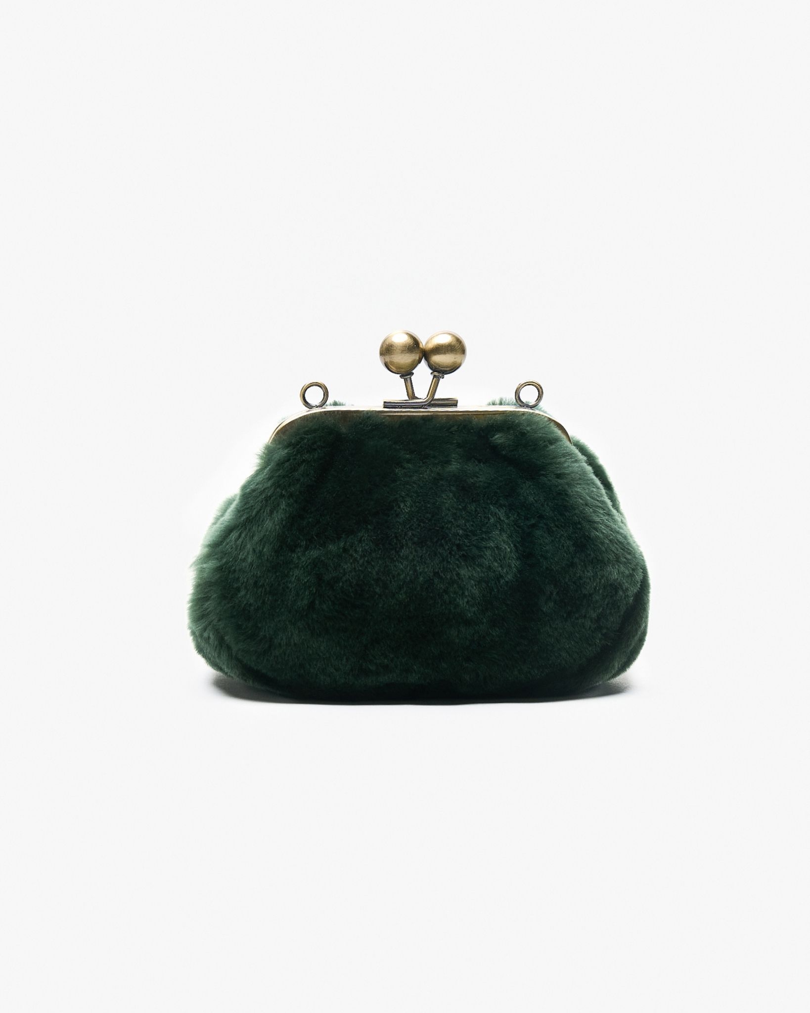 Motchiri Lamb Fur Crossbody Mini Bag