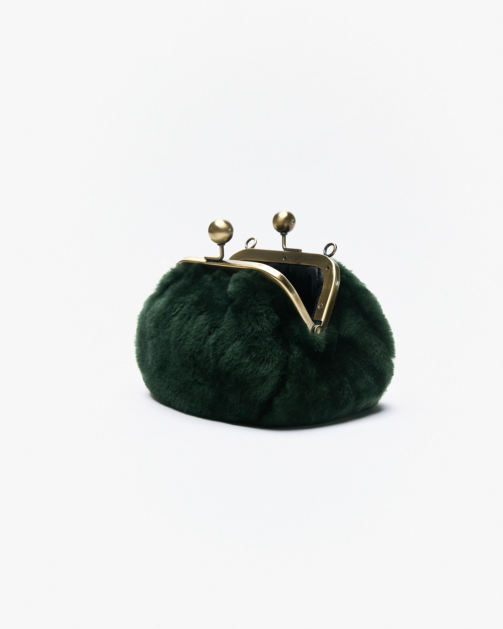 Motchiri Lamb Fur Crossbody Mini Bag