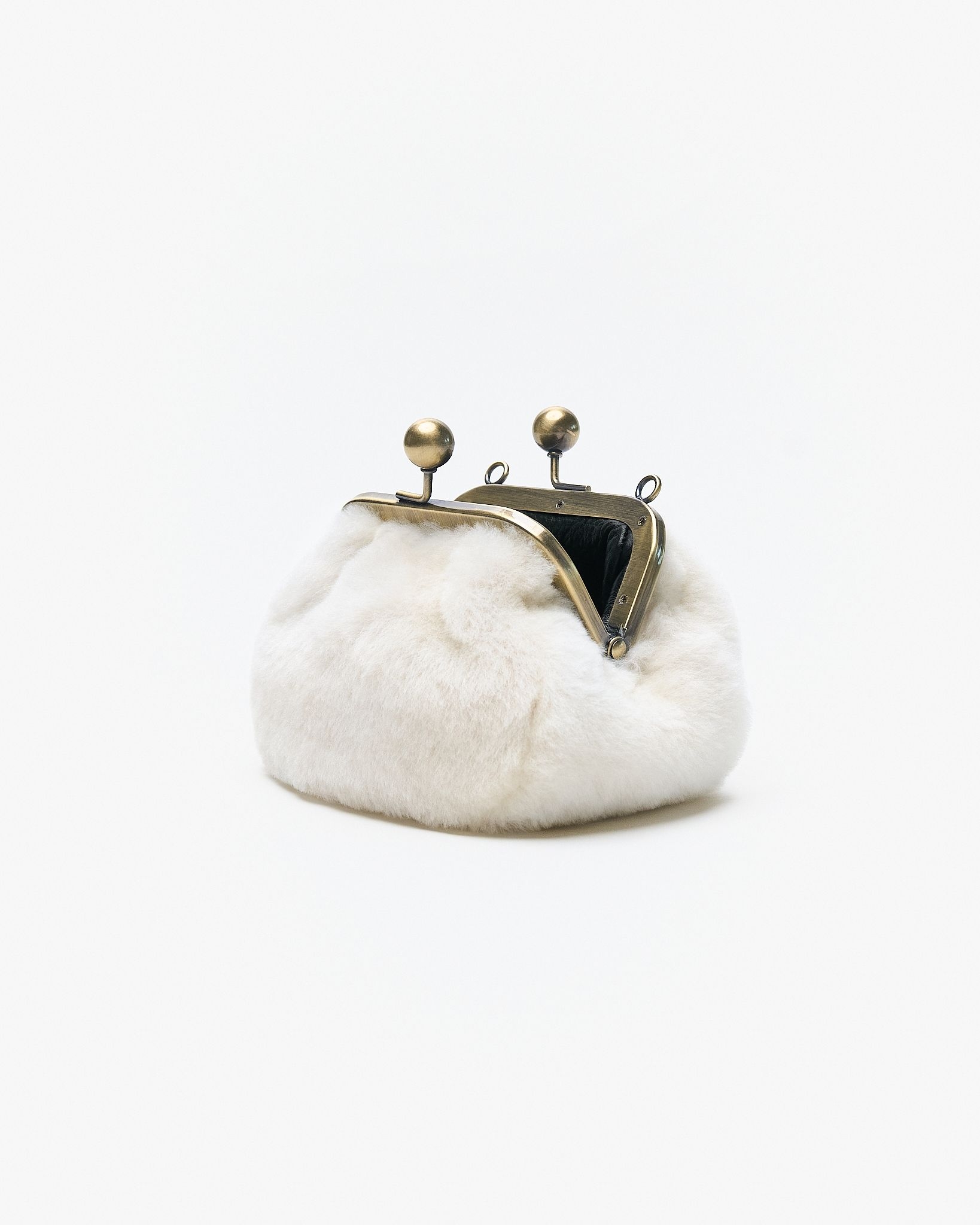 Motchiri Lamb Fur Crossbody Mini Bag