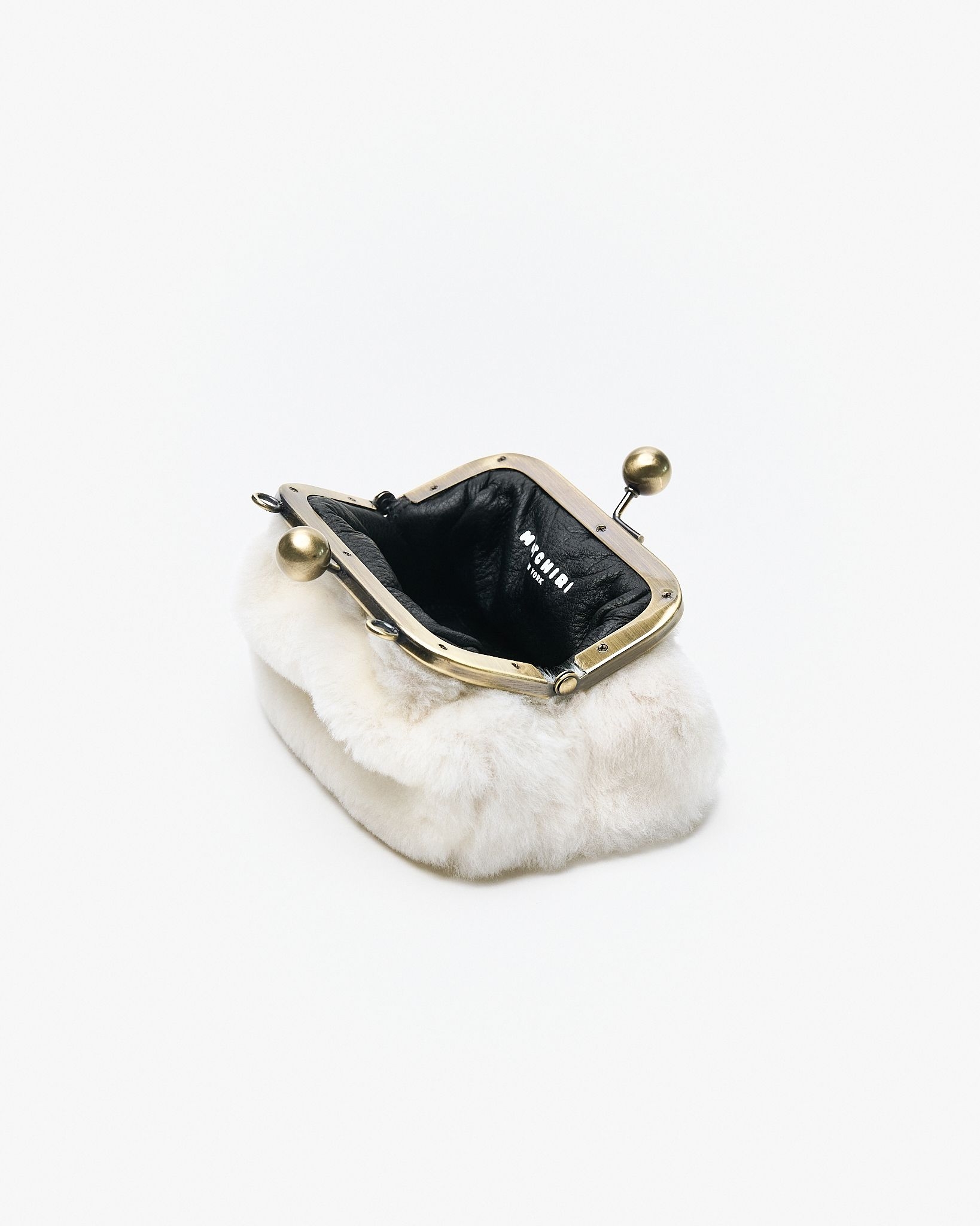 Motchiri Lamb Fur Crossbody Mini Bag